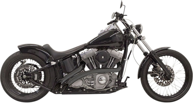 Radial Sweeper Exhaust Black For Harley Davidson FLD 1690 ABS 2014-2015