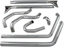 Fishtail True Dual Exhaust System Without Baffle - 33 Inch For Harley Davidson FLS 1690 2012-2016