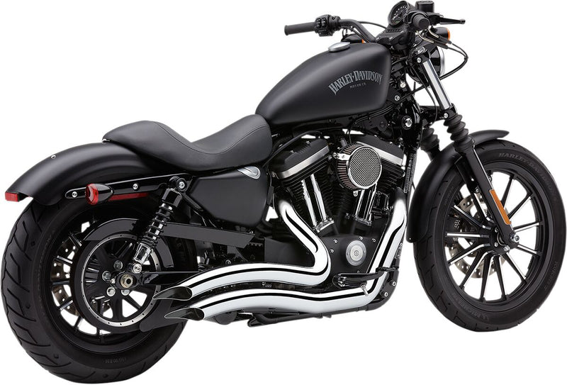 Speedster Swept Short Exhaust System Chrome