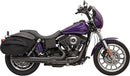 Road Rage 2-Into-1 Long Megaphone Exhaust System Black