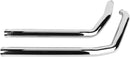 Dragster Exhaust System Chrome For Harley Davidson FLSTC 1584 2007-2011