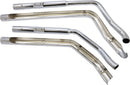 Dragster Exhaust System Chrome For Harley Davidson FXD 1340 1995-1998