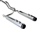 True-Dual Down Under Straight Exhaust System Chrome