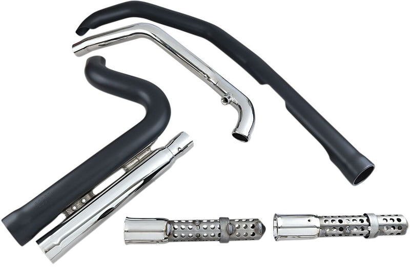 Speedster 909 Exhaust System Black For Harley Davidson XL 1200 C 2007-2013