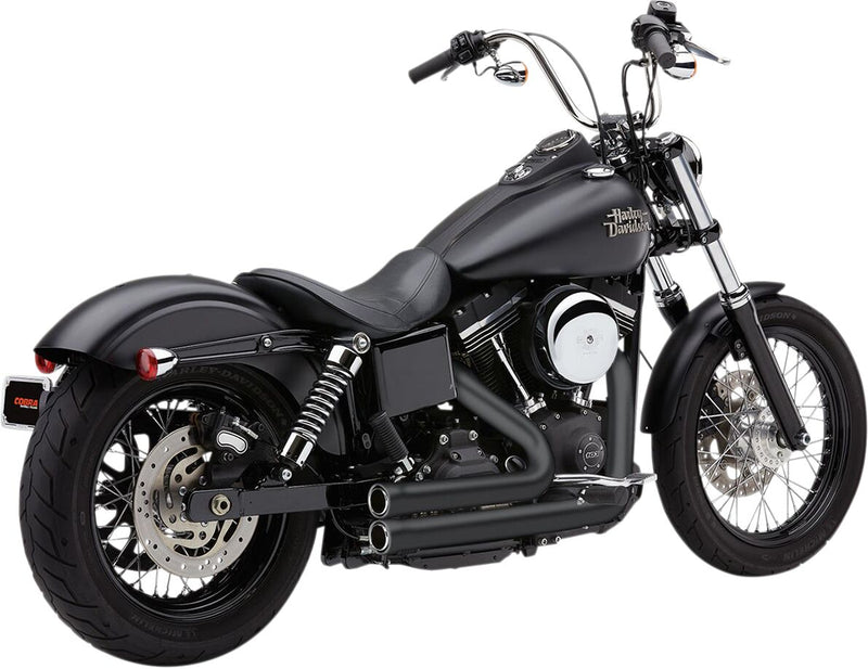 Speedster 909 Exhaust System Black For Harley Davidson FLD 1690 2012-2013