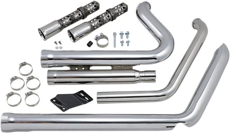 Speedster 909 Exhaust System Chrome For Harley Davidson FLS 1690 2012-2016