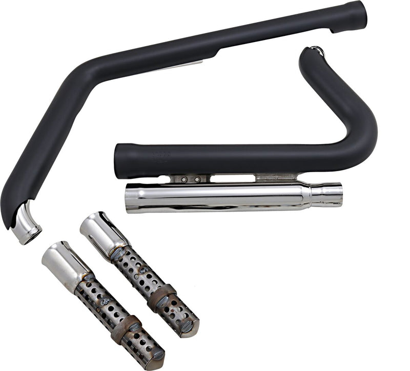 Speedster 909 Exhaust System Black For Harley Davidson FLS 1690 2012-2016