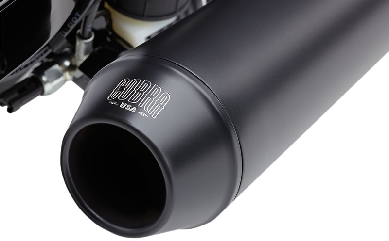 EL Diablo 2:1 Exhaust System Black For Harley Davidson FXDWG 1690 ABS 2012