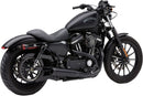 EL Diablo 2:1 Exhaust System Black For Harley Davidson XL 1200 C 2007-2013