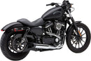 EL Diablo 2:1 Exhaust System Chrome For Harley Davidson XL 1200 C 2017-2020
