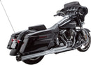 Exhaust System 2-1 Sidewinder Stainless Steel Chrome With Black End Caps