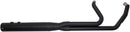 Exhaust System 2-1 Sidewinder Stainless Steel Black With Black End Caps