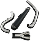 EL Diablo 2:1 Exhaust System Black For Harley Davidson FLSTC 1584 2007-2011