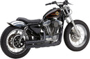 Speedster 909 Exhaust System Black For Harley Davidson XL 1200 S 1996-1998