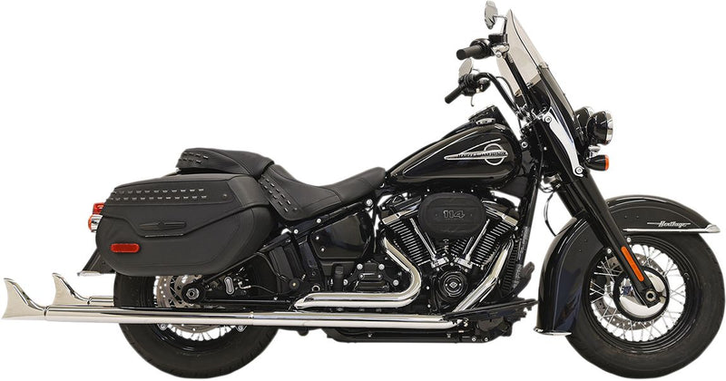 Fishtail True Dual Exhaust System - 36 Inch For Harley Davidson FLHCS 1868 ABS 2018