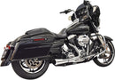 Road Rage 2:1 Short Exhaust System For Harley Davidson FLHR 1450 2000-2003