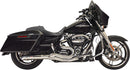 Road Rage 2 2-Into-1 with Hot Rod Turnout Muffler System For Harley Davidson FLHR 1750 2017-2019