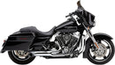 Turn Out 2-Into-1 Exhaust System Chrome For Harley Davidson FLHR 1584 2009-2011