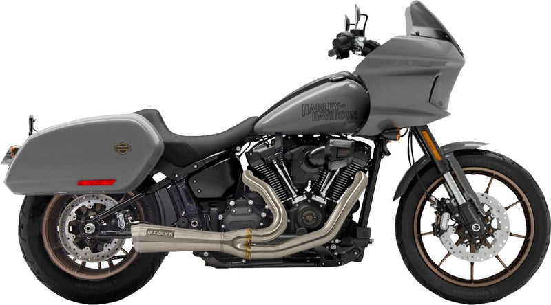 Ripper Short Road Rage 2-Into-1 Exhaust System For Harley Davidson FXLRST 1923 ABS 2022