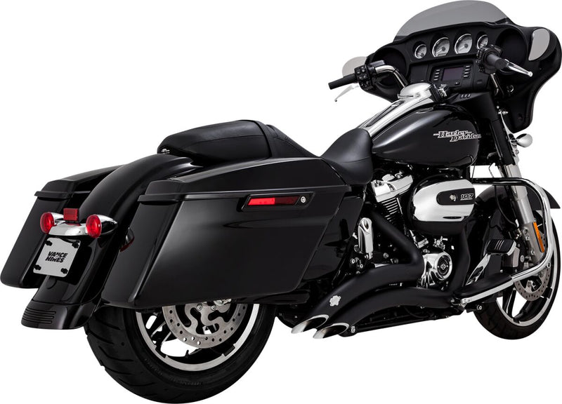 Big Radius Exhaust System Black For Harley Davidson FLTRXST 1923 ABS 2022-2023