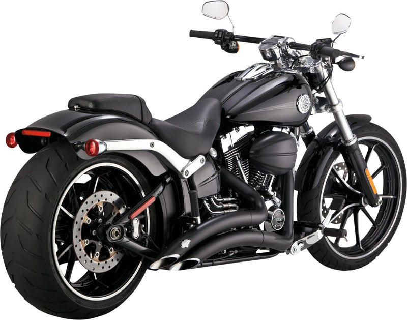 Big Radius Exhaust System Black For Harley Davidson FXSE 1800 ABS 2016-2017