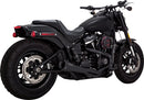 2-into-1 Upsweep Exhaust System Black