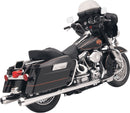 Megaphone Slip-On Mufflers Chrome For Harley Davidson FLTRX 1584 ABS 2010-2011