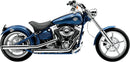 Slip-On 3 Inch Mufflers Chrome For Harley Davidson FXCW 1584 2008-2009