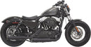 Firepower Series Slip-On Mufflers Black With Black End Cap - 3 Inch