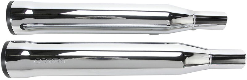 RPT 3 Inch Slip-On Mufflers Chrome For Harley Davidson XL 1200 C 2004-2013