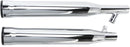 RPT 3 Inch Slip-On Mufflers Chrome For Harley Davidson FLSTF 1450 2000-2003