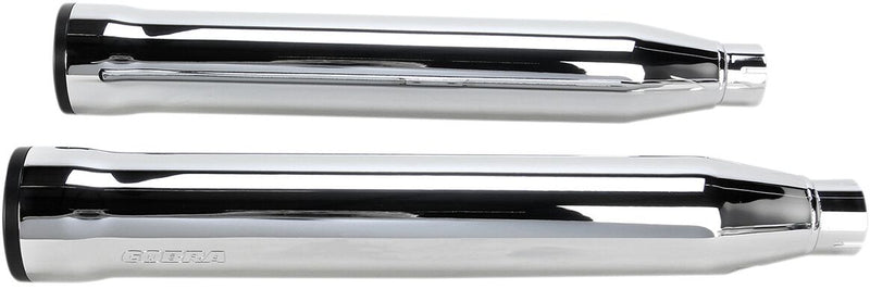RPT 3 Inch Slip-On Mufflers Chrome For Harley Davidson FLSTF 1584 2007-2010