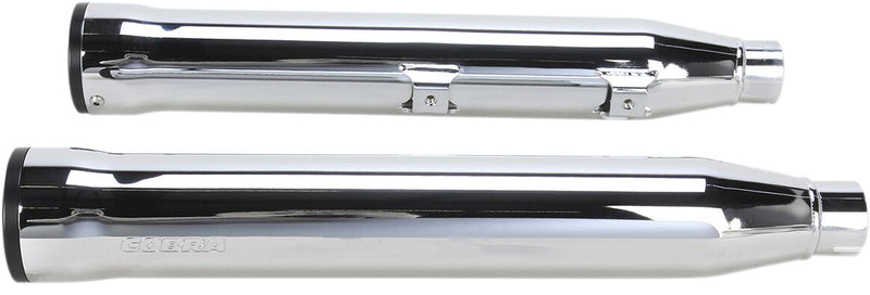 RPT 3 Inch Slip-On Mufflers Chrome For Harley Davidson FLHRS 1584 2007