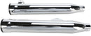 RPT 3 Inch Slip-On Mufflers Chrome For Harley Davidson FXDF 1584 2008-2011