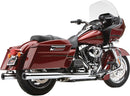RPT 3 Inch Slip-On Mufflers Chrome For Harley Davidson FLHR 1340 1995-1998