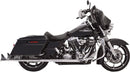 Fishtail Slip-On True Dual Fishtail Mufflers Chrome