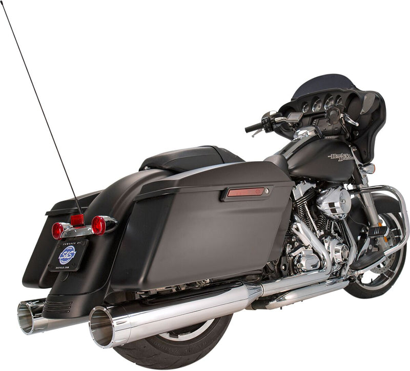 Muffler 4.5" Slip-On MK45 Chrome Tracer End Cap-Chrome Body Finish | Vendor