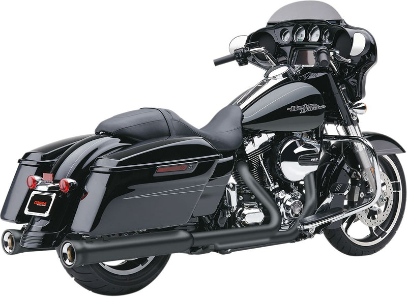 Neighbor Hater Slip-On 4.5 Inch Mufflers Raven Black For Harley Davidson FLHR 1750 2017-2019
