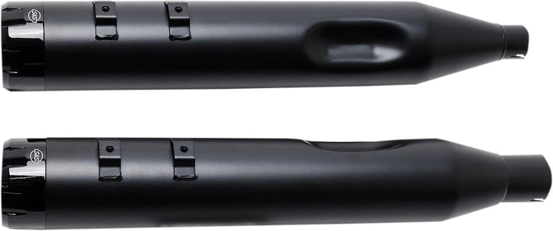 Muffler 4.5" Slip-On MK45 Black Contrast Cut Thruster End Cap-Jet-Hot Black Body Finish | Vendor