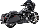 RPT Slip-On 3 Inch Mufflers Black For Harley Davidson FLHR 1750 2017-2019