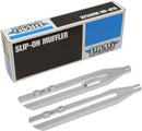 Slashdown Slip-On Mufflers Chrome For Harley Davidson FLHR 1340 1995-1998