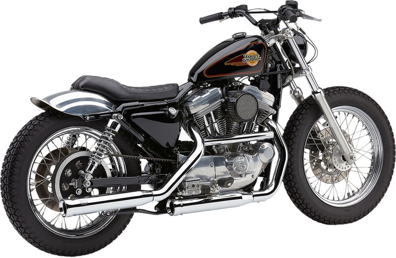 Neighbor Hater Slip-On Mufflers Chrome For Harley Davidson XL 1200 C 1996-1998