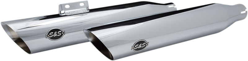 Muffler Slip On Slash-Cut Chrome | Vendor