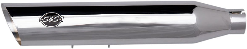 Slash-Cut EC Euro 4 Slip On Mufflers Chrome