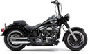 Neighbor Hater Slip-On 3 Inch Mufflers Chrome For Harley Davidson FLSTF 1584 2007-2010