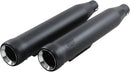 Neighbor Hater Slip-On 3 Inch Mufflers Black For Harley Davidson FXD 1340 1995-1998