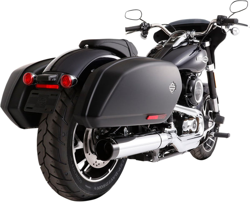 Muffler Slip-On 4 Inch Sport Glide Chrome / Black
