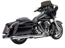 Gen 2 Neighbor Haters Series 4 Inch Mufflers Chrome For Harley Davidson FLHR 1340 1995-1998