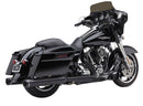 Gen 2 Neighbor Haters Series 4 Inch Mufflers Gloss Black For Harley Davidson FLHR 1340 1995-1998
