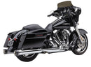 Gen 2 Neighbor Haters Series 4.5 Inch Mufflers Black / Chrome For Harley Davidson FLHR 1340 1995-1998